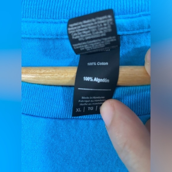 Anvil Womens Size 2XL Ocean Blue Im A Hooker On The Weekend Fishing T-Shirt - Picture 4 of 5